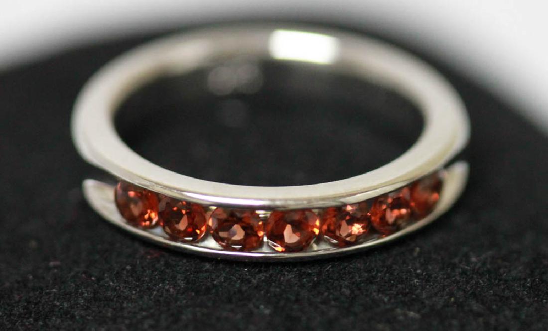 .925 STERLING SILVER 0.50 CTW GARNET RING: .925 STERLING SILVER 0.50 CTW GARNET RING **|**|** .925 STERLING SILVER 0.50 CTW GARNET RING #IRS33619