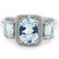 3.51 CARAT TW BLUE TOPAZ BLUE TOPAZ PLATINUM OVER 0.92