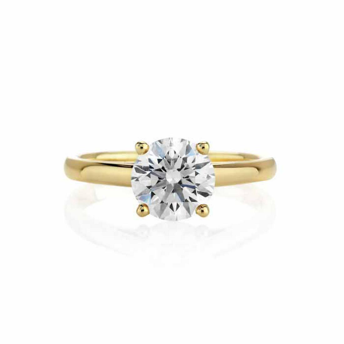 CERTIFIED 0.7 CTW D/VS2 ROUND DIAMOND SOLITAIRE RING IN: CERTIFIED 0.7 CTW D/VS2 ROUND DIAMOND SOLITAIRE RING IN 14K YELLOW GOLD **|**|** CERTIFIED 0.7 CTW D/VS2 ROUND DIAMOND SOLITAIRE RING IN 14K YELLOW GOLD #IRS24896