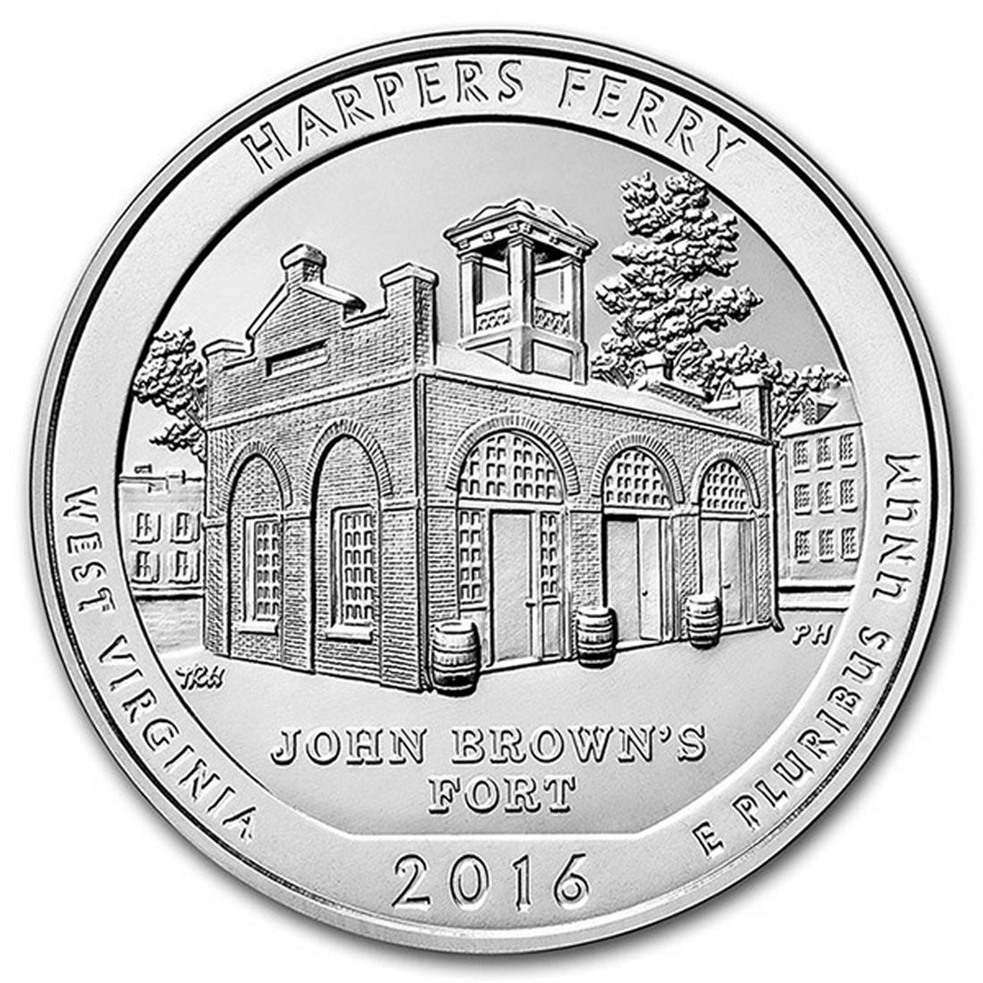 2016 Silver 5oz. Harpers Ferry ATB: 2016 Silver 5oz. Harpers Ferry ATB **|**|** 2016 Silver 5oz. Harpers Ferry ATB #IRS81394
