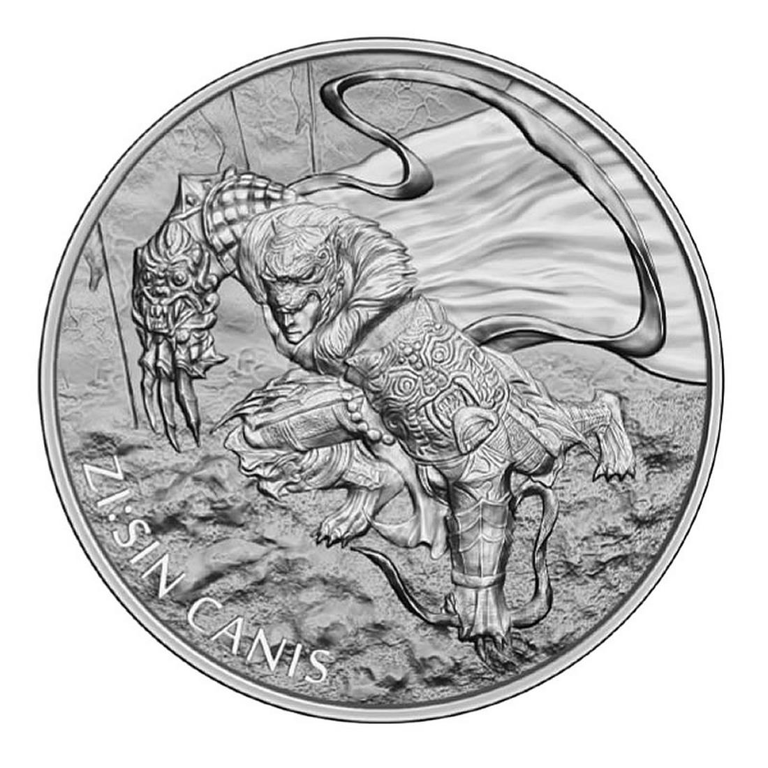 2018 South Korea 1 oz Silver ZI:SIN Canis: 2018 South Korea 1 oz Silver ZI:SIN Canis **|**|** 2018 South Korea 1 oz Silver ZI:SIN Canis #IRS81285