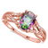 0.75 CARAT MYSTIC QUARTZ & 0.04 CTW DIAMOND 14KT SOLID