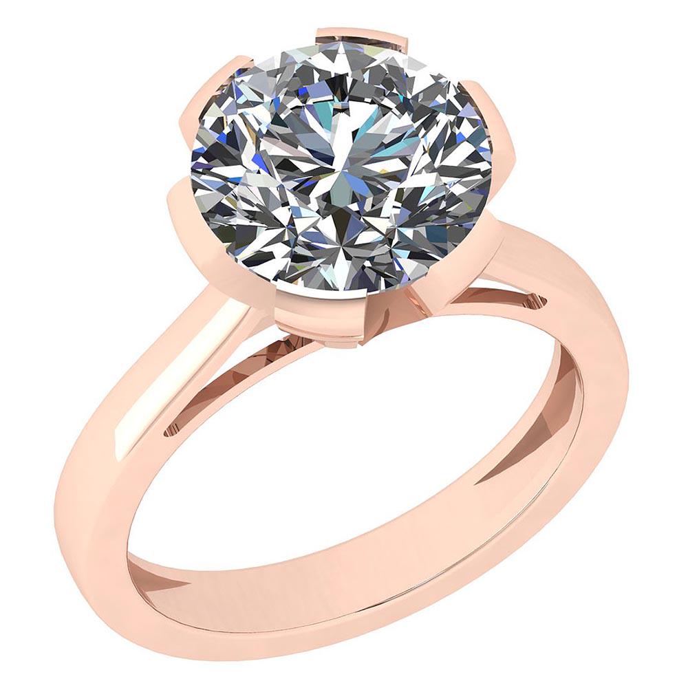 Certified 2.00 Ctw Diamond SI2/I1 14K Rose Gold Solitai: Certified 2.00 Ctw Diamond SI2/I1 14K Rose Gold Solitaire Ring **|**|** Center Stone Approx Weight ; 2.00 Ctw (1 Pcs Round) Center Stone Color: White G-H Diamond Stone Clarity: SI2/I1 Center Stone Set