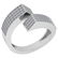 Certified 0.72 Ctw Diamond VS/SI1 Engagement Platinum R