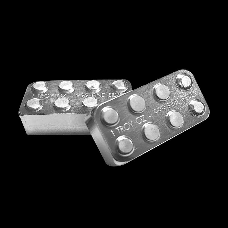 1 oz Silver Building Block Bar: 1 oz Silver Building Block Bar **|**|** 1 oz Silver Building Block Bar #IRS84693