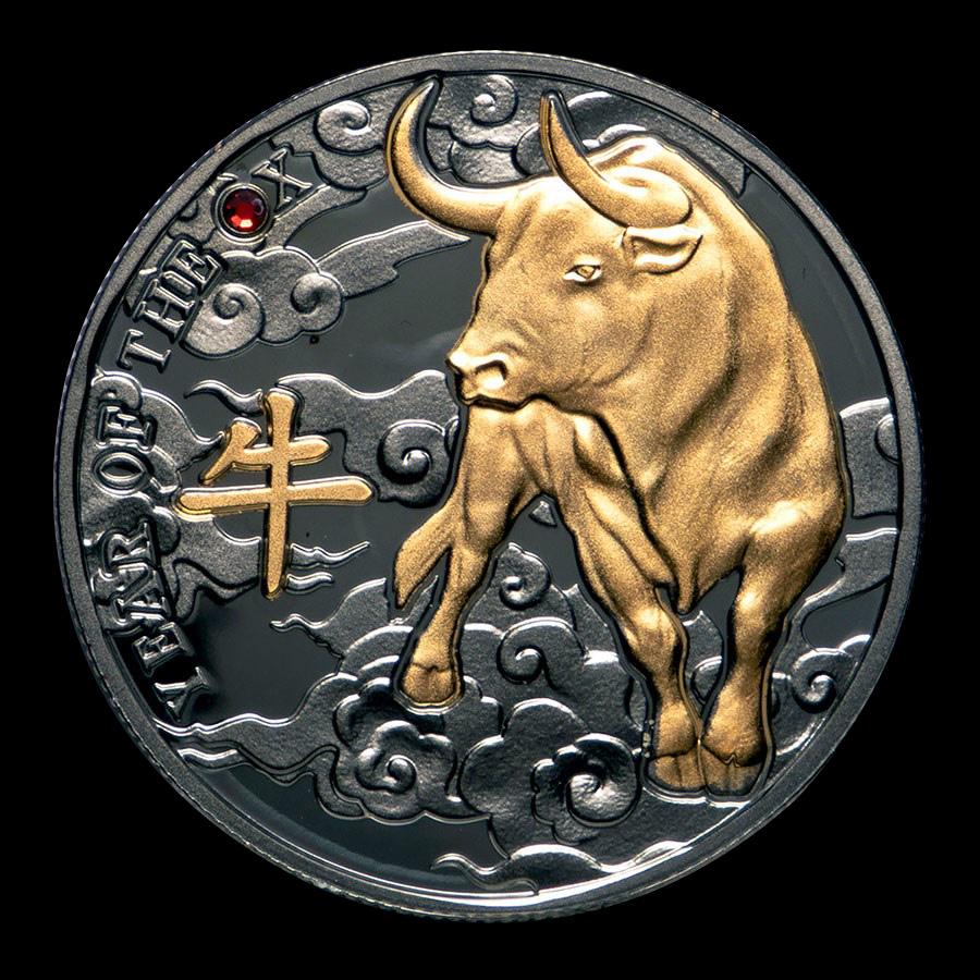 2021 Republic of Cameroon Silver Year of the Ox Proof: 2021 Republic of Cameroon Silver Year of the Ox Proof **|**|** 2021 Republic of Cameroon Silver Year of the Ox Proof #IRS88642