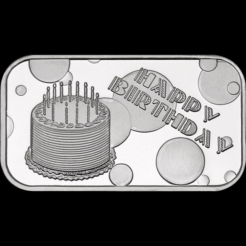 Happy Birthday Cake 1oz .999 Silver Bar 2020: Happy Birthday Cake 1oz .999 Silver Bar 2020 **|**|** Happy Birthday Cake 1oz .999 Silver Bar 2020 #IRS84790