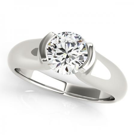 CERTIFIED18KT WHITE GOLD 1.00 CTW SOLITAIRE ENGAGEMENT: CERTIFIED18KT WHITE GOLD 1.00 CTW SOLITAIRE ENGAGEMENT RING -- CERTIFIED18KT WHITE GOLD 1.00 CTW SOLITAIRE ENGAGEMENT RING #IRS86789