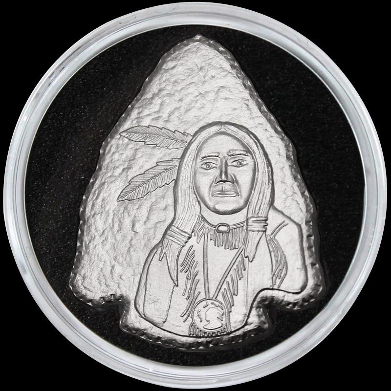 Arrowhead .999 Silver 1 oz Bar - Silver Towne: Arrowhead .999 Silver 1 oz Bar - Silver Towne -- Arrowhead .999 Silver 1 oz Bar - Silver Towne #IRS84695