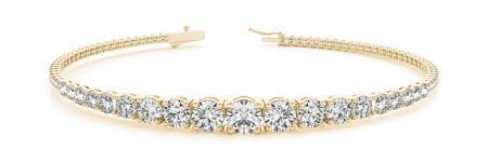 14K YELLOW GOLD 5 CTW G-H SI2/SI3 DIAMOND BRACELET: 14K YELLOW GOLD 5 CTW G-H SI2/SI3 DIAMOND BRACELET -- 14K YELLOW GOLD 5 CTW G-H SI2/SI3 DIAMOND BRACELET #IRS19999
