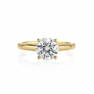 CERTIFIED 1.5 CTW E/SI1 ROUND DIAMOND SOLITAIRE RING IN