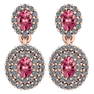 Certified 1.36 Ctw Pink Tourmaline And Diamond VS/SI1 1