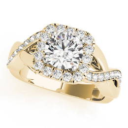 CERTIFIED 18K YELLOW GOLD 1.34 CTW J-K/VS-SI1 DIAMOND H