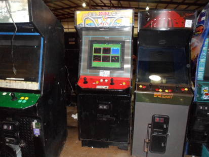 19-IN-1 MULTICADE ARCADE VIDEO GAME: Taito Cabinet | Double Axle Header GAME LIST: Joust - Defender - Bubbles - Stargate - Robotron - Blaster - Splat - Rally-X - Mario Bros. - Ghosts 'N Goblins - Battle City - Soloman's Key - Sky Kid - G