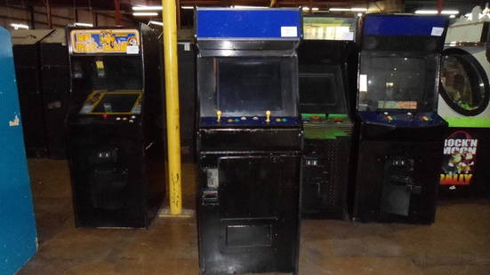 MULTICADE ARCADE VIDEO GAME: Blue Header GAME LIST: Defender - Stargate - Bubbles - Joust - Robotron - Blaster - Splat - Rally-X - Battle City - Mario Bros. - New Rally-X - Ghosts 'N Goblins - Solomans Key - Gradius - Sky Kid - I