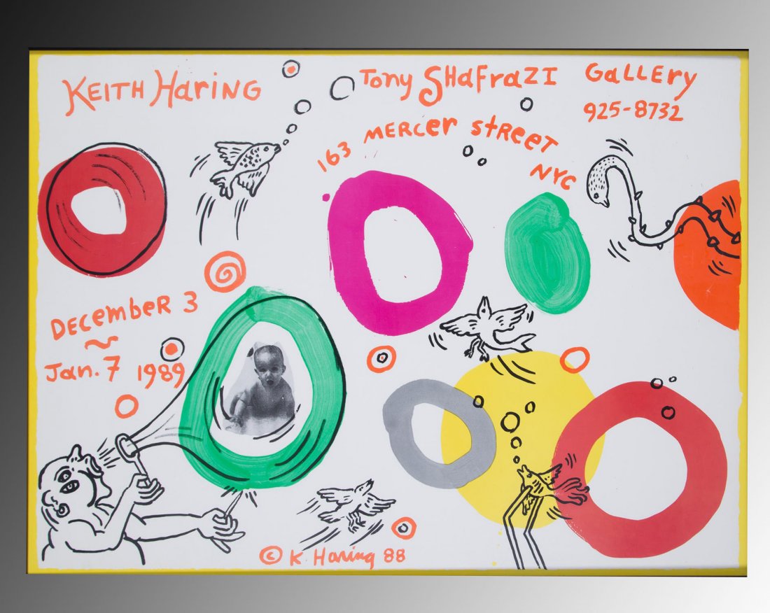 Keith Haring, Tony Shafrazi Poster (1 of 1)