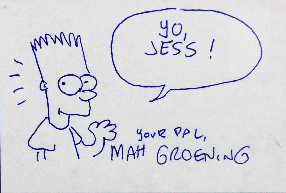 Matt  Groening Drawing (1 of 1)