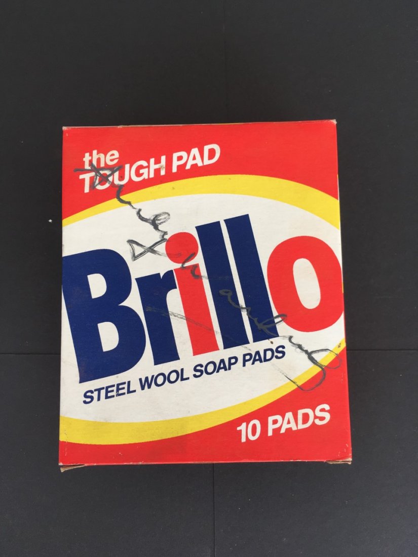 Andy Warhol Signed Brillo Box (1 of 1)
