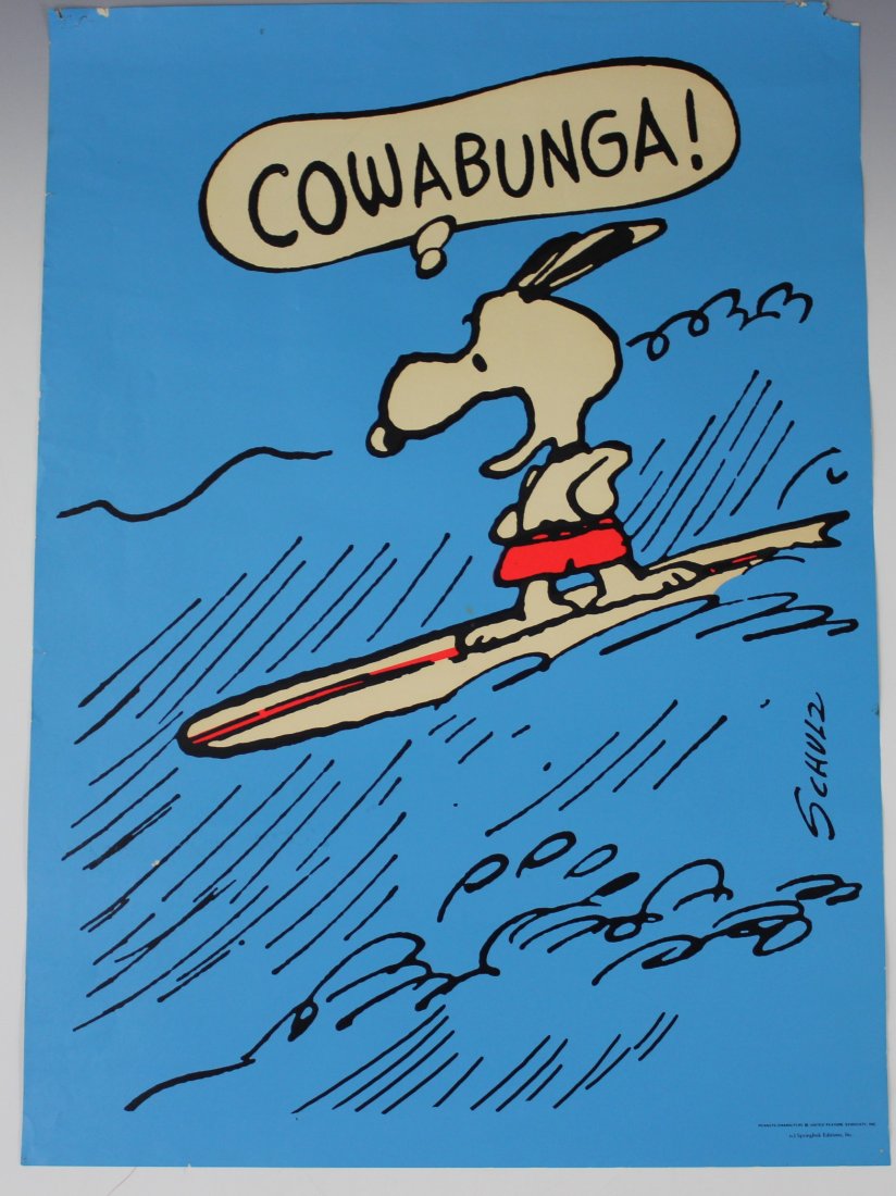 Vintage Charles Schulz Snoopy Peanuts Poster (1 of 3)