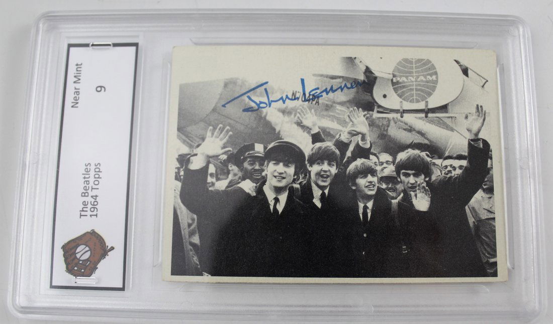 Vintage John Lennon 1964 Topps The Beatles Card (1 of 2)