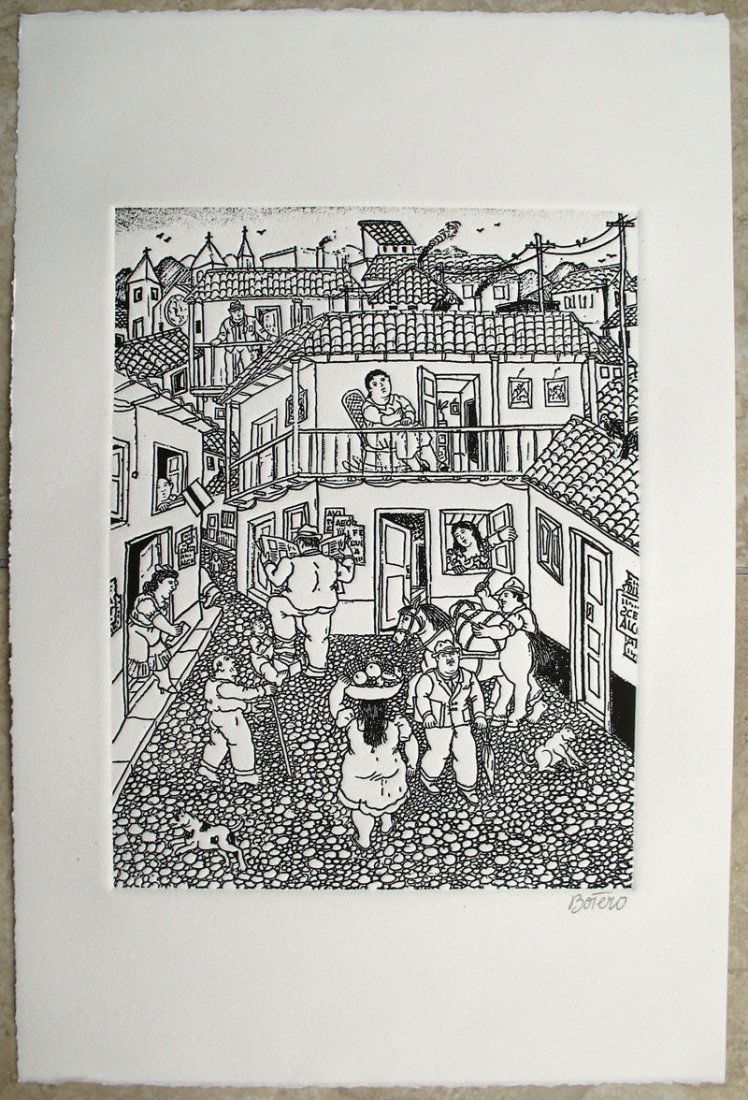 Fernando Botero Signed Woodcut (1 of 1)