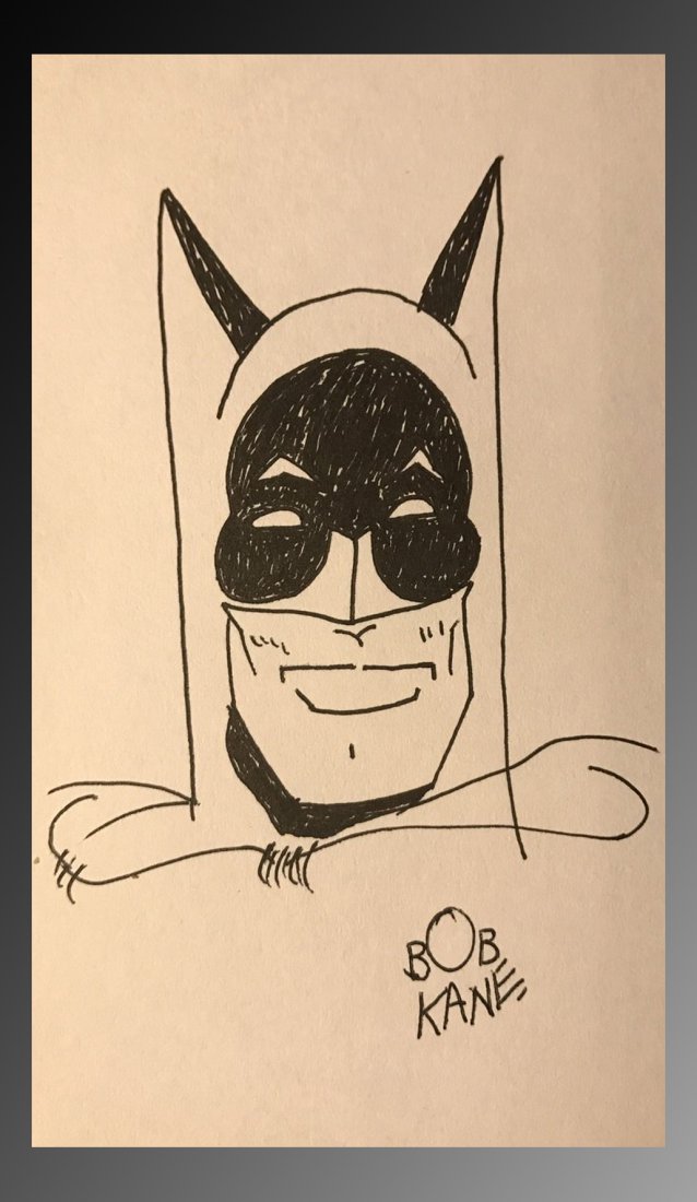 Bob Kane Drawing (1 of 1)