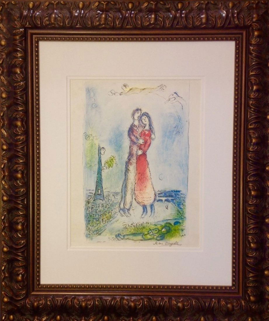Marc Chagall Signed La Joie Lithograph (1 of 1)