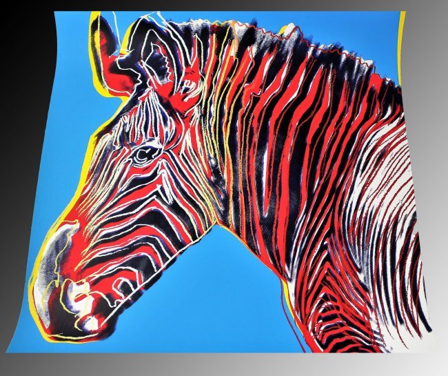 Andy Warhol, Grevy’s Zebra Screenprint (1 of 1)