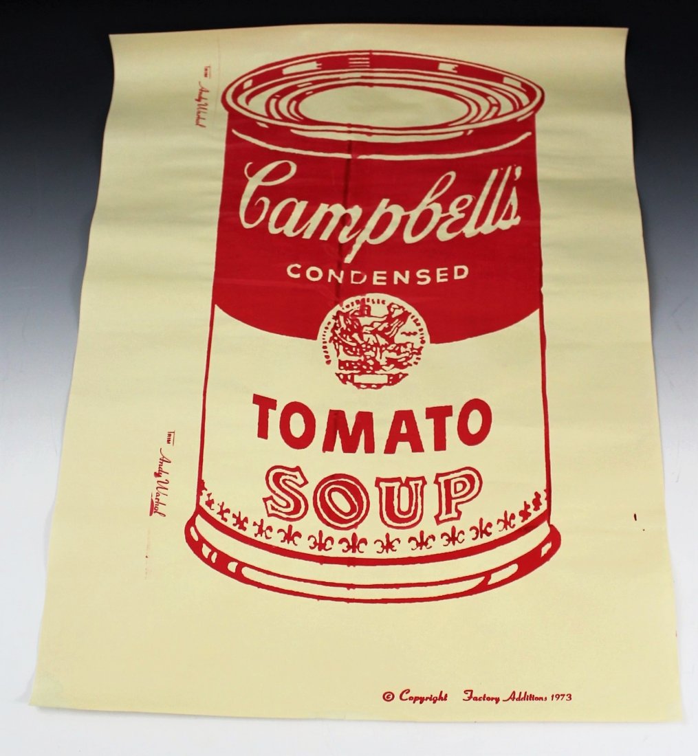 Andy Warhol Campbell's Soup Silkscreen (1 of 1)