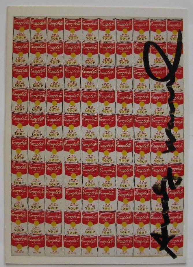 Andy Warhol Signed Campbell's Soup (1 of 1)
