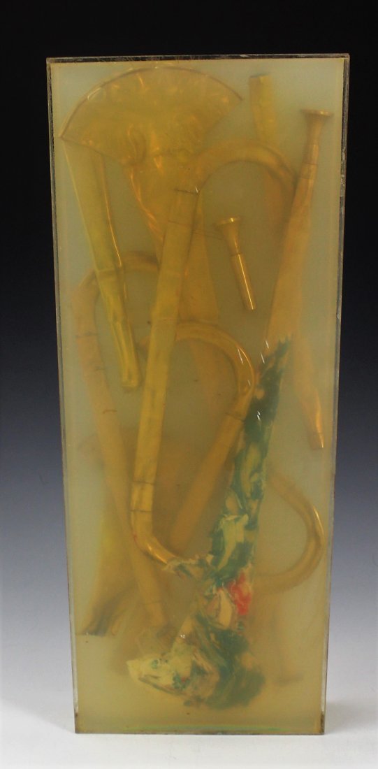 Fernandez Arman Painted Trumpet (1 of 1)