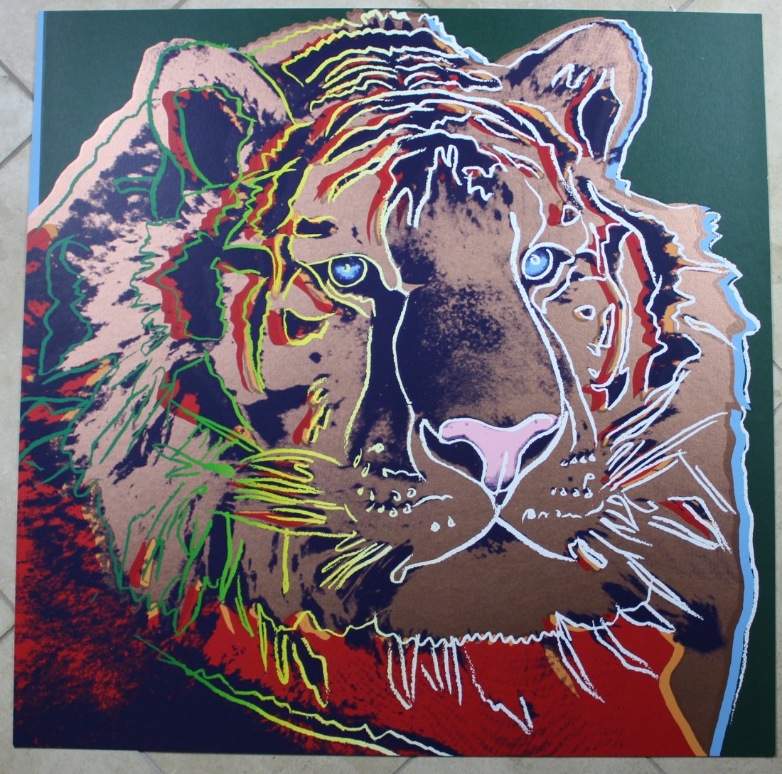Andy Warhol, Siberian Tiger Screenprint (1 of 1)