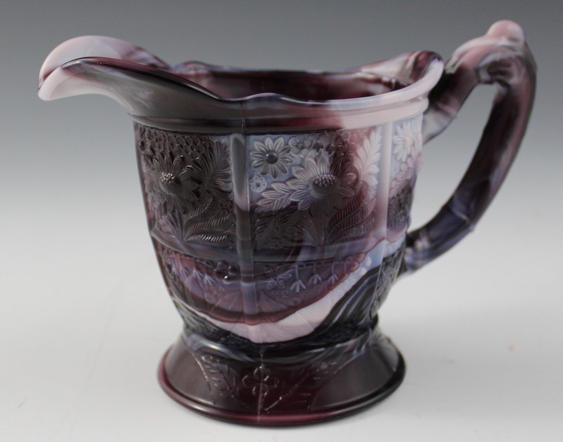Purple Slag Small Creamer Andy Warhol Collection (1 of 4)