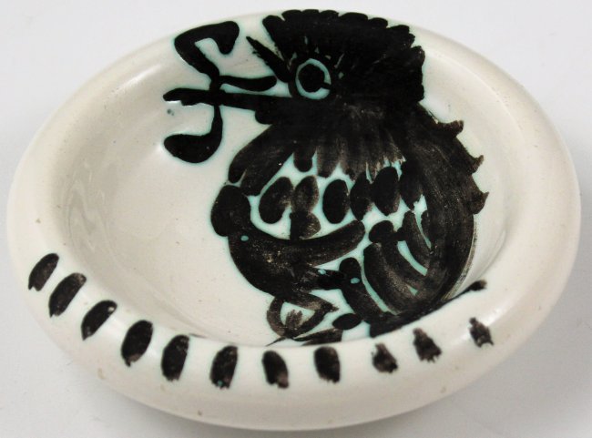 1952 Pablo Picasso Ceramic, Bird with Worm (1 of 2)