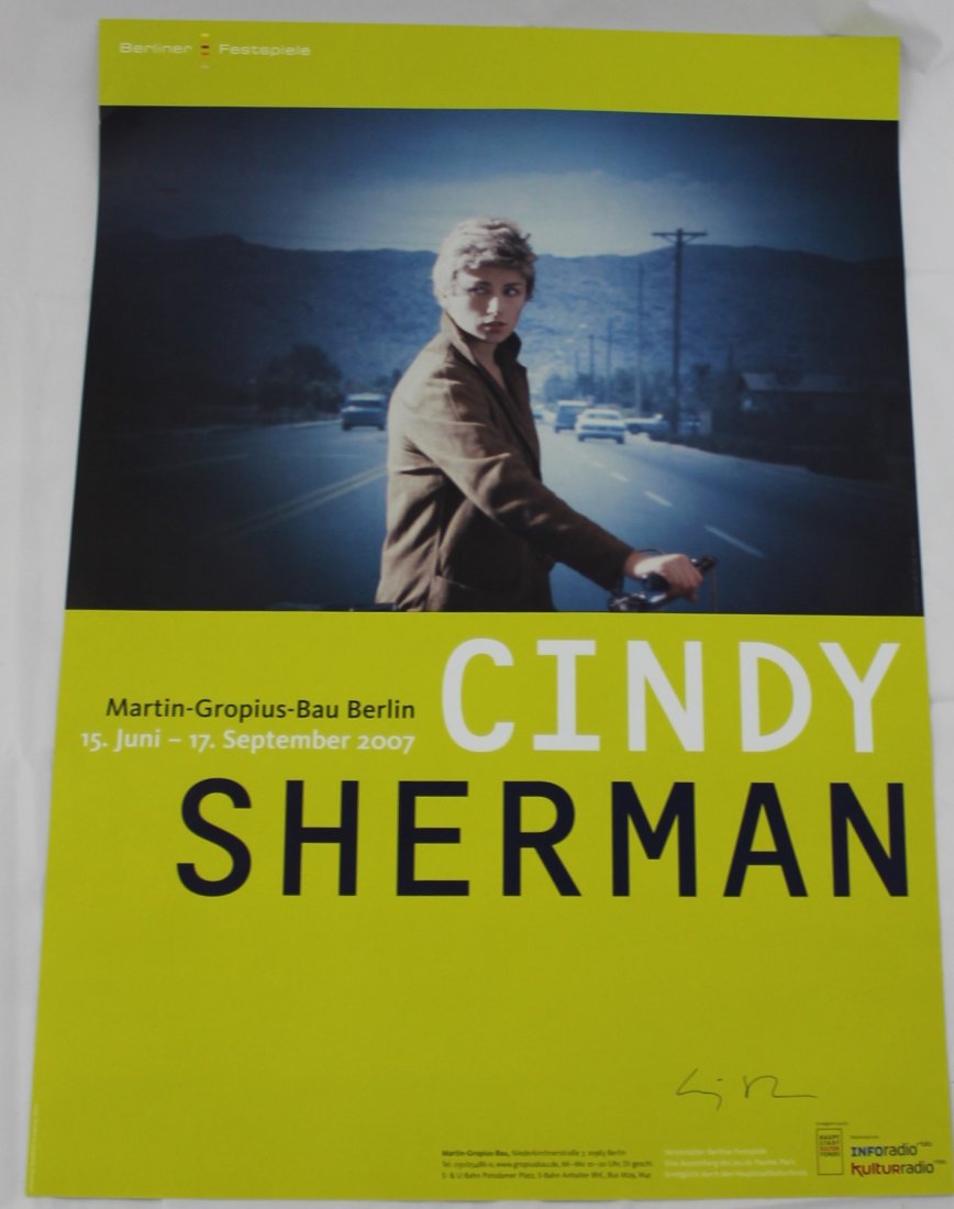 Cindy Sherman Signed Exhibition Poster (1 of 2)