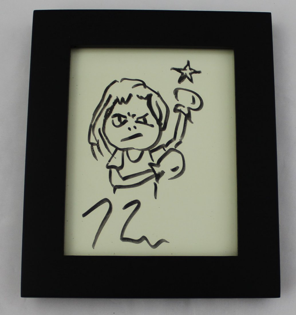 Yoshitomo Nara Signed Drawing (1 of 1)