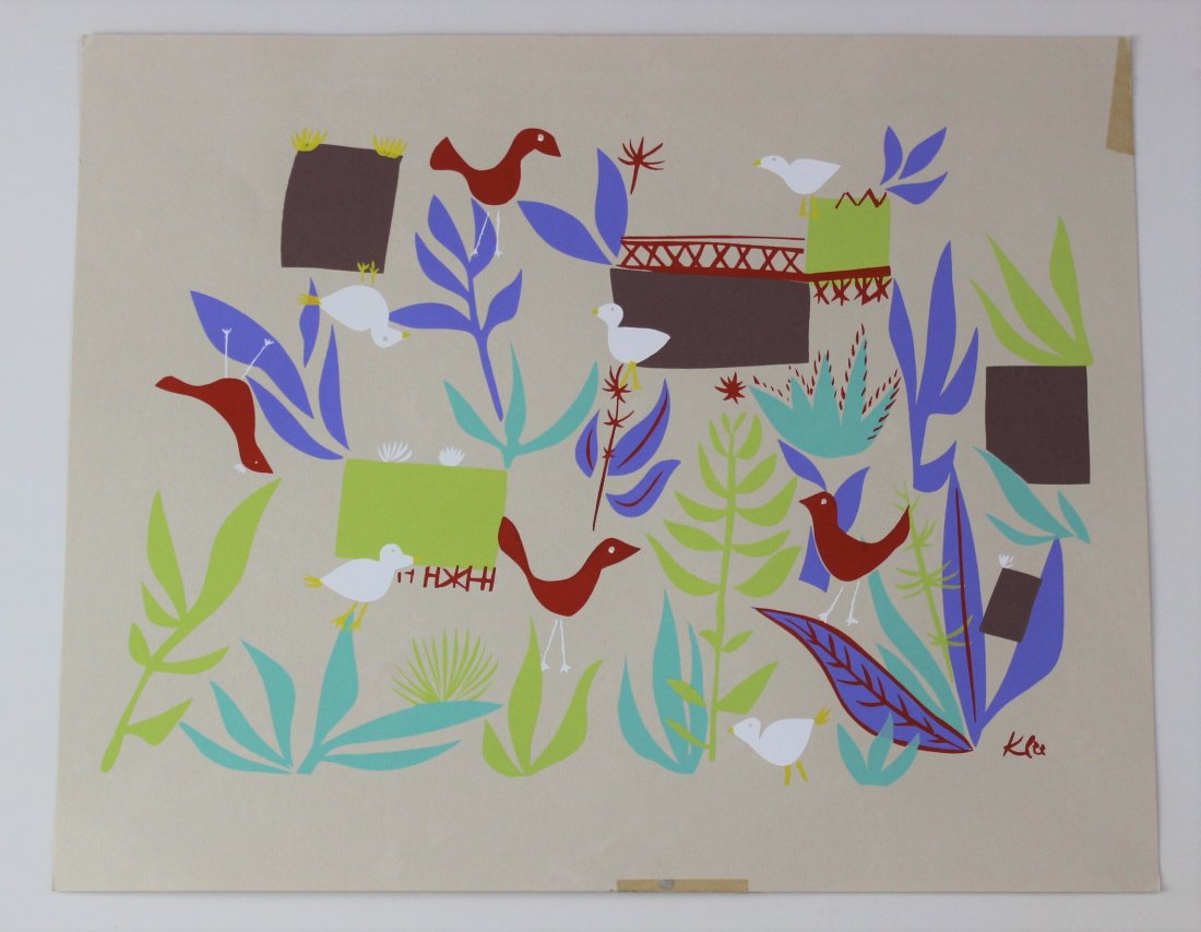 Paul Klee Silkscreen (1 of 2)