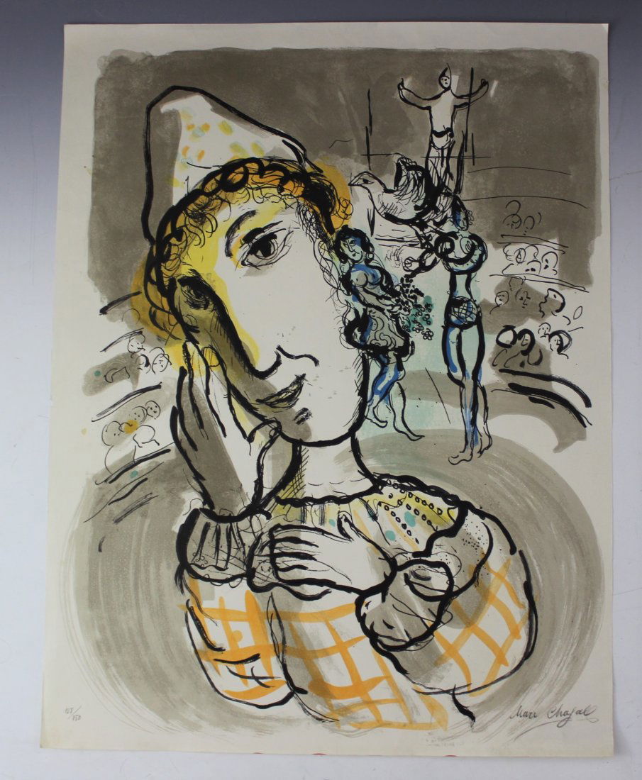 Marc Chagall, The Circus with the Yellow Clown (1 of 3)