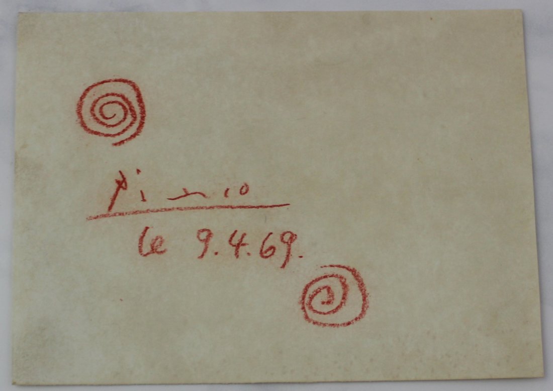 Pablo Picasso Autograph (1 of 1)