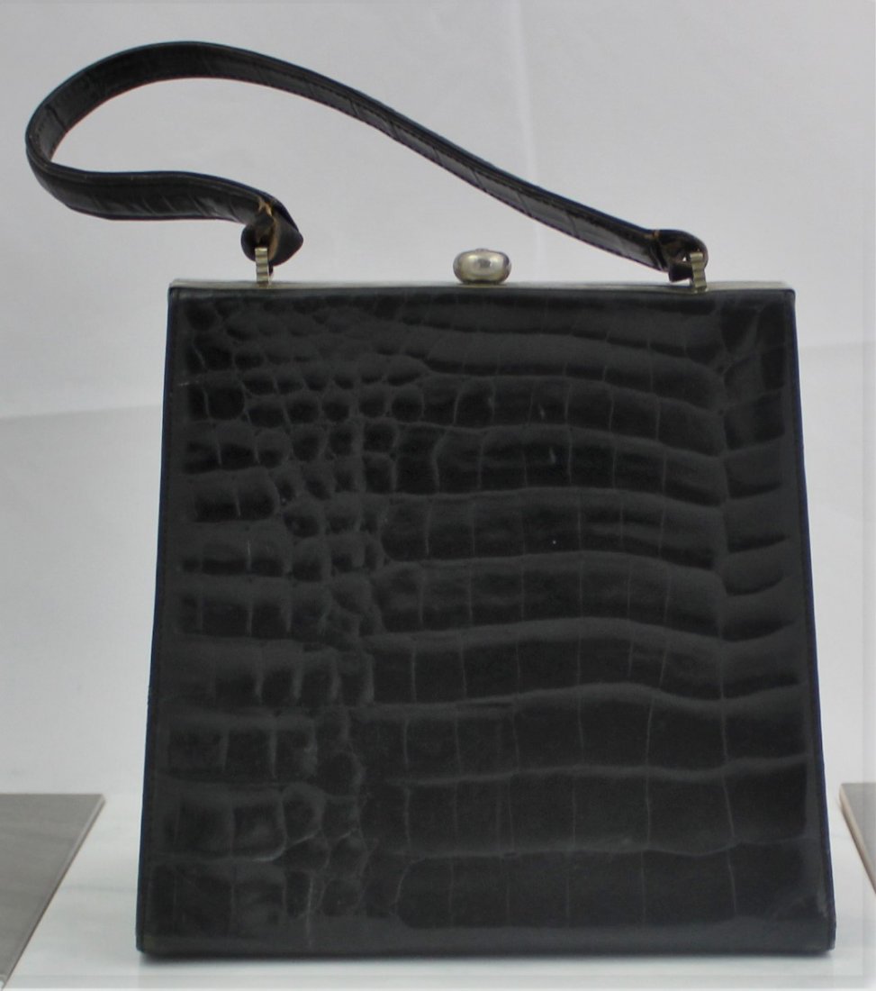 Versace Crocodile Shoulder Bag (1 of 6)