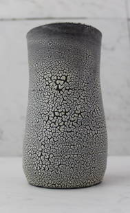 Jean Besnard Vase: Measurements: 5.75 x 3.5 inches Signed on bottom