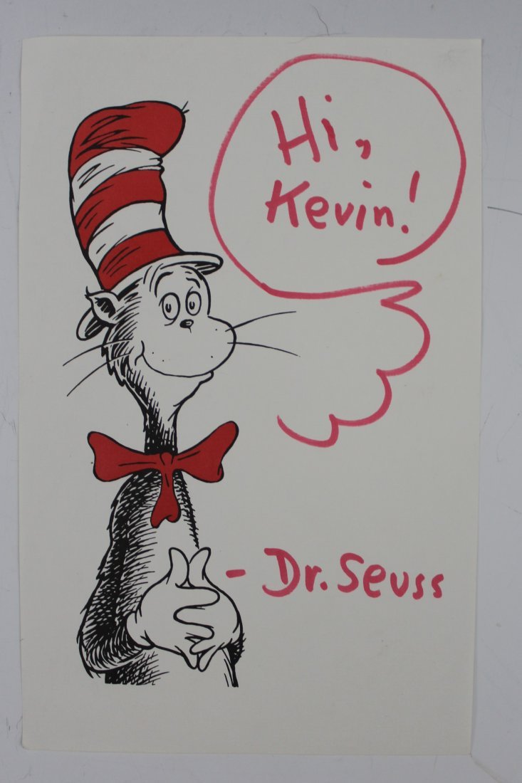 Dr. Seuss Signed Card (1 of 1)
