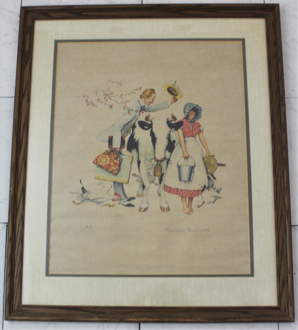 Norman Rockwell Lithograph (1 of 1)