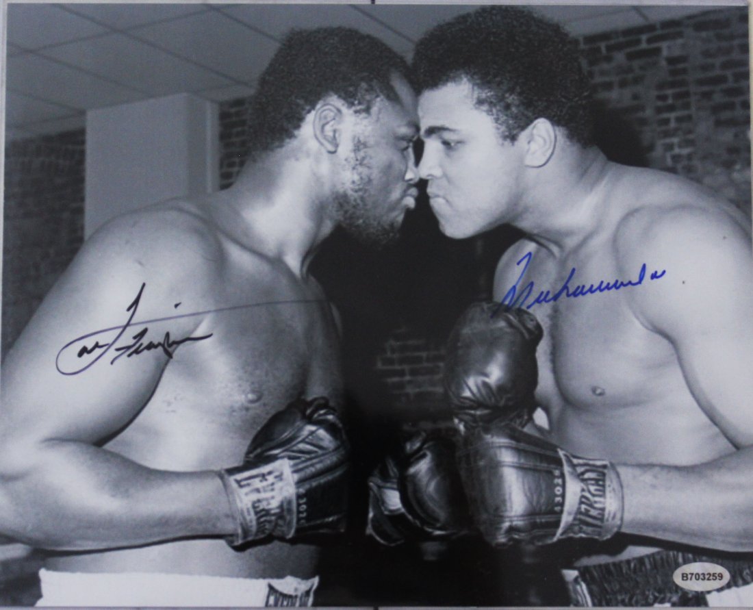 Muhammad Ali Joe Frazier Signed Photograph (1 of 1)