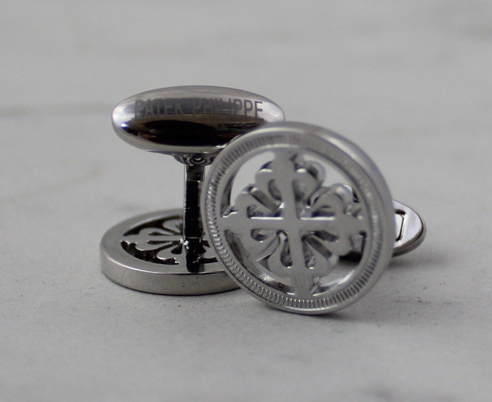 Patek Philippe Cufflinks: Cross Calatrava Patek Philippe issued cufflinks