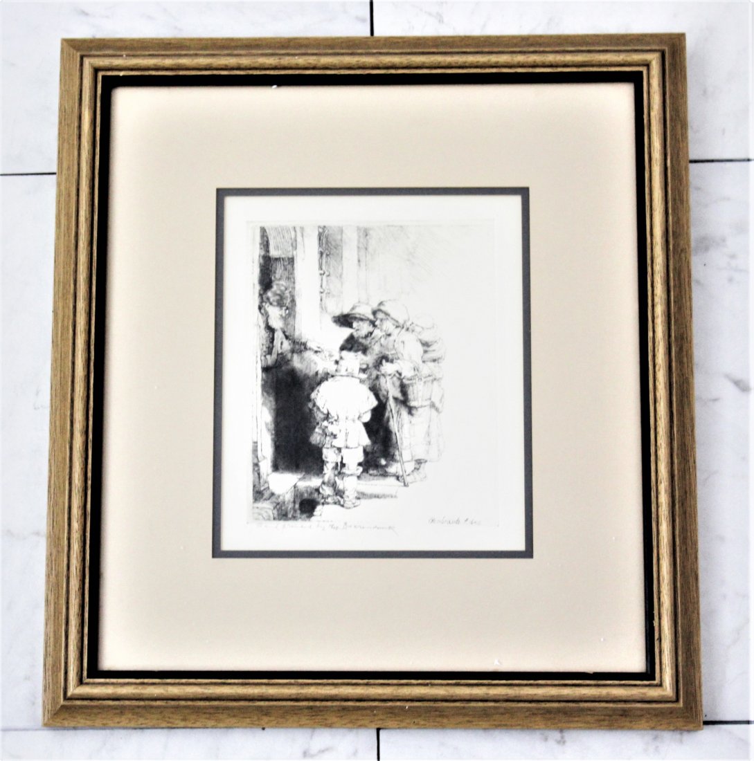 Rembrandt Van Rijn Etching (1 of 3)