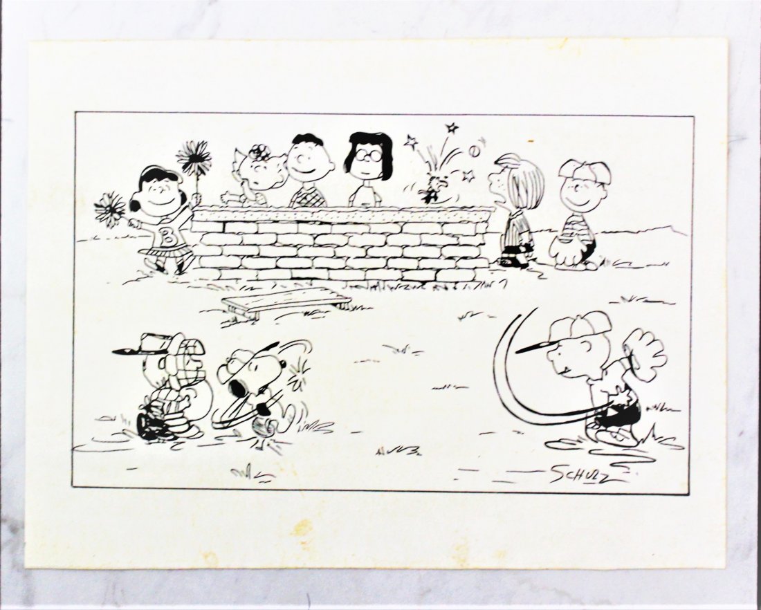Charles Schulz Drawing (1 of 6)