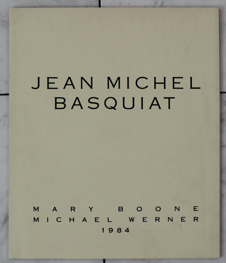 Jean-Michel Basquiat Signed Mary Boone Catalog, 1984 (1 of 2)