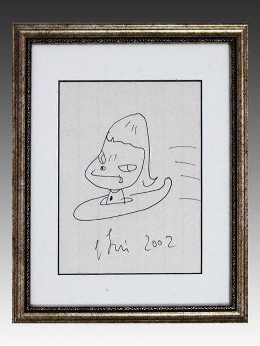 Yoshitomo Nara Drawing (1 of 1)