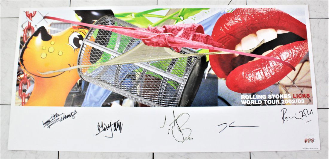 Jeff Koons Rolling Stones Lithograph (1 of 6)